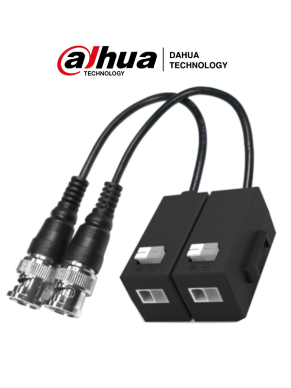 DAHUA PFM800-E - Transceptores pasivos HDCVI. Transmiten video 1080p hasta 250m o 720p hasta 400m. Compatibles con AHD, TVI y CVBS. Ideales para sistemas de vigilancia que requieren alta calidad y versatilidad en largas distancias. #TopDahua